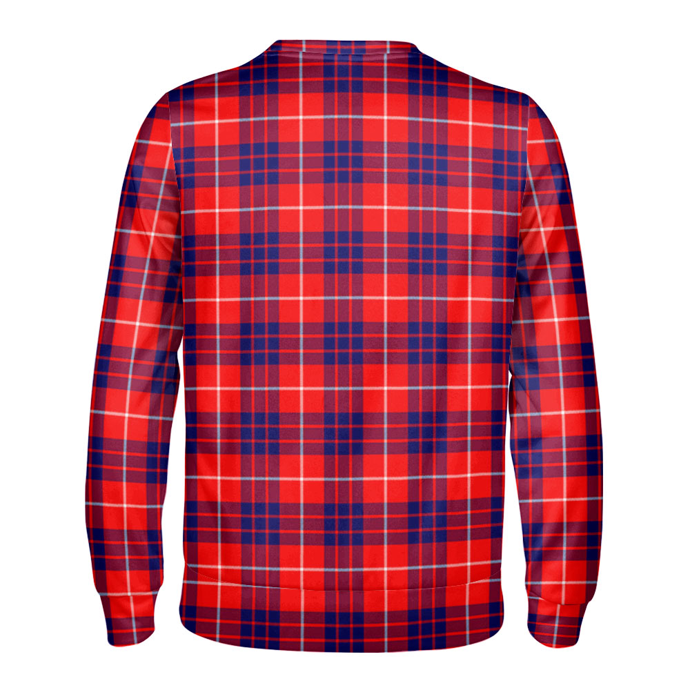 Hamilton Modern Tartan Crest Sweatshirt