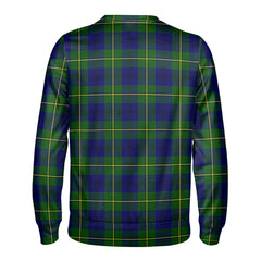 Johnston Modern Tartan Crest Sweatshirt