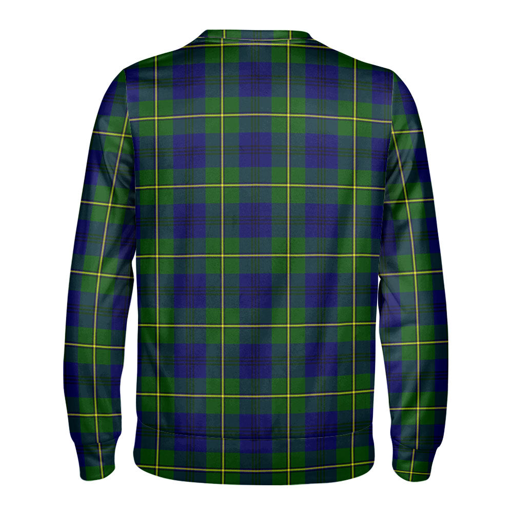 Johnstone Modern Tartan Crest Sweatshirt