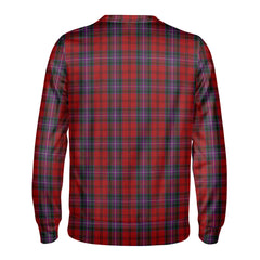 Kelly of Sleat Red Tartan Crest Sweatshirt