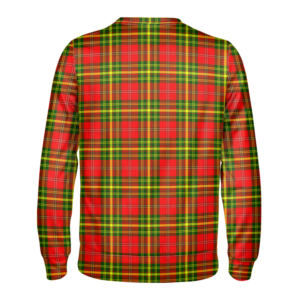 Leask Tartan Crest Sweatshirt