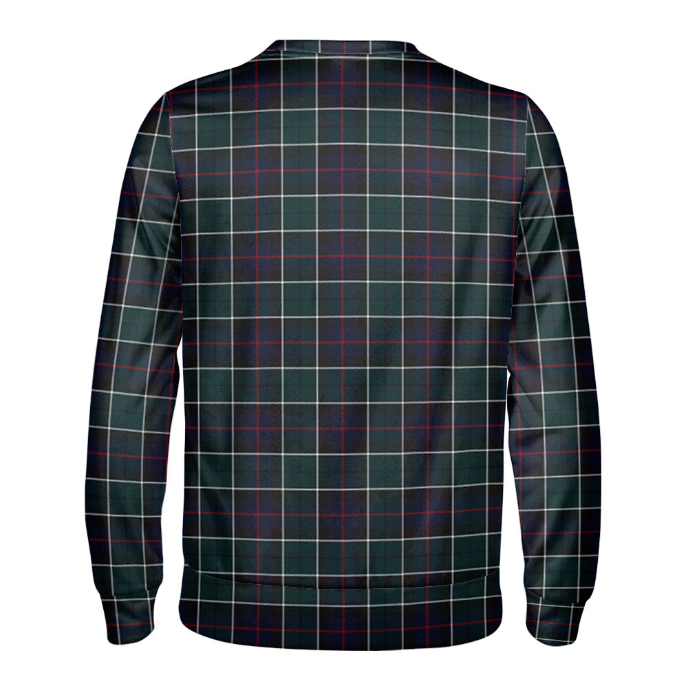 Leslie Hunting Modern Tartan Crest Sweatshirt