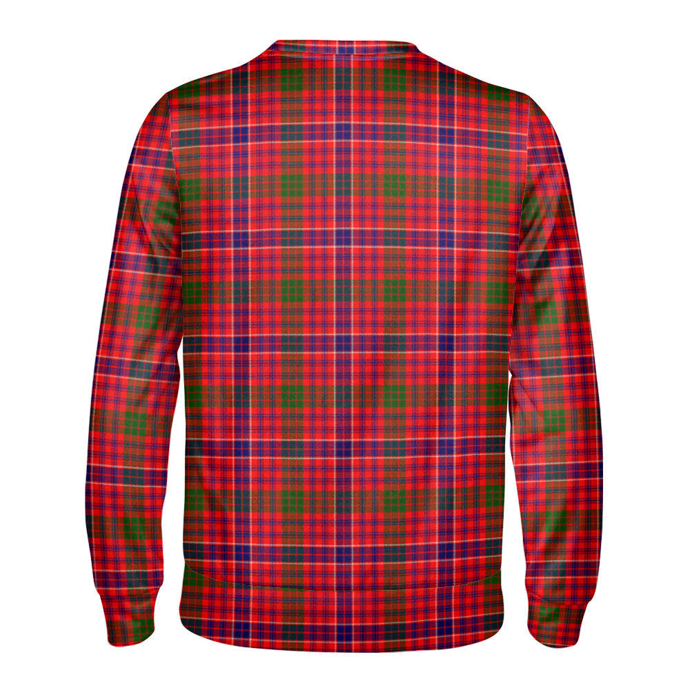 McRae Modern Tartan Crest Sweatshirt