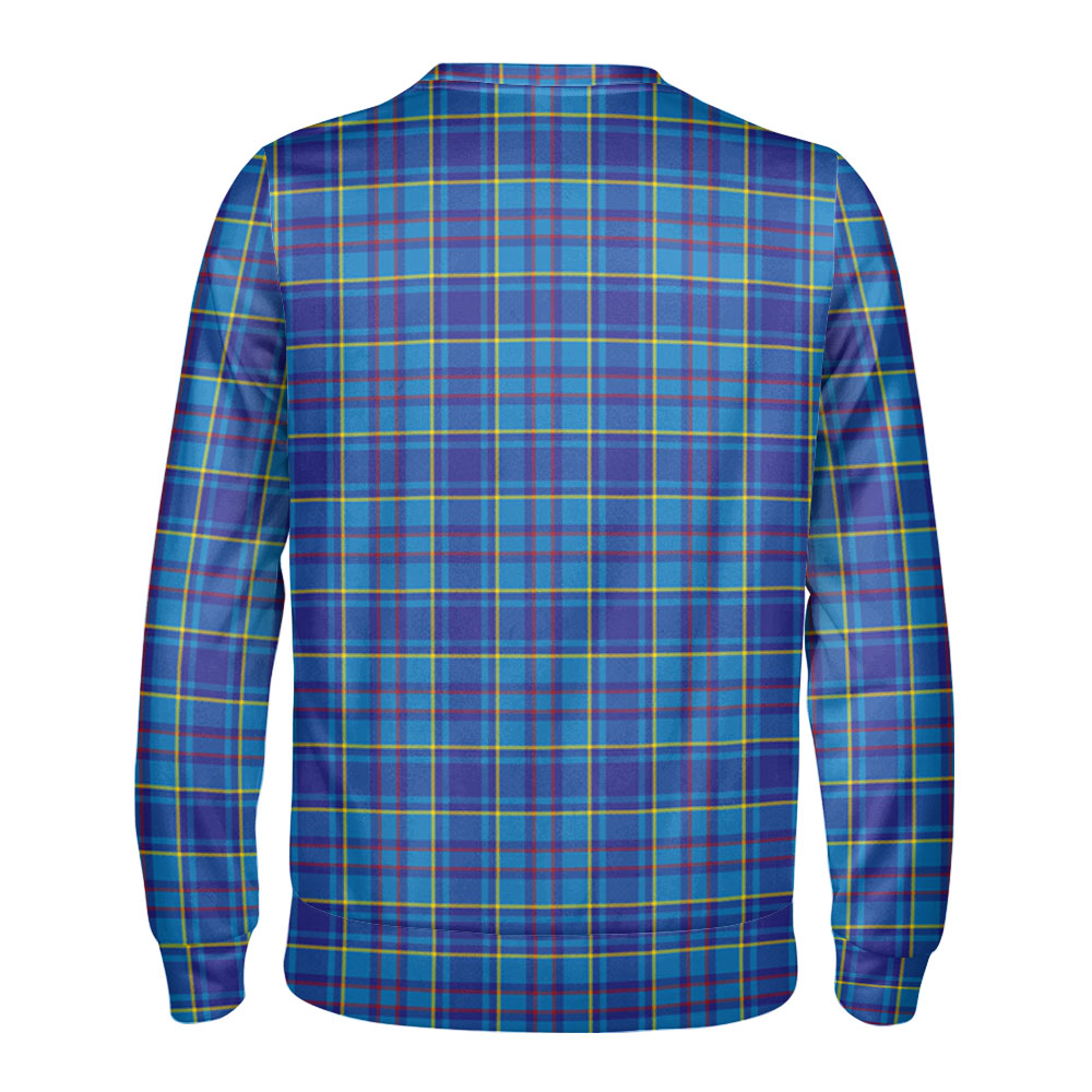 Mercer Modern Tartan Crest Sweatshirt
