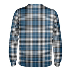 Napier Modern Tartan Crest Sweatshirt