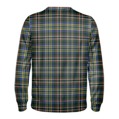 Scott Green Modern Tartan Crest Sweatshirt