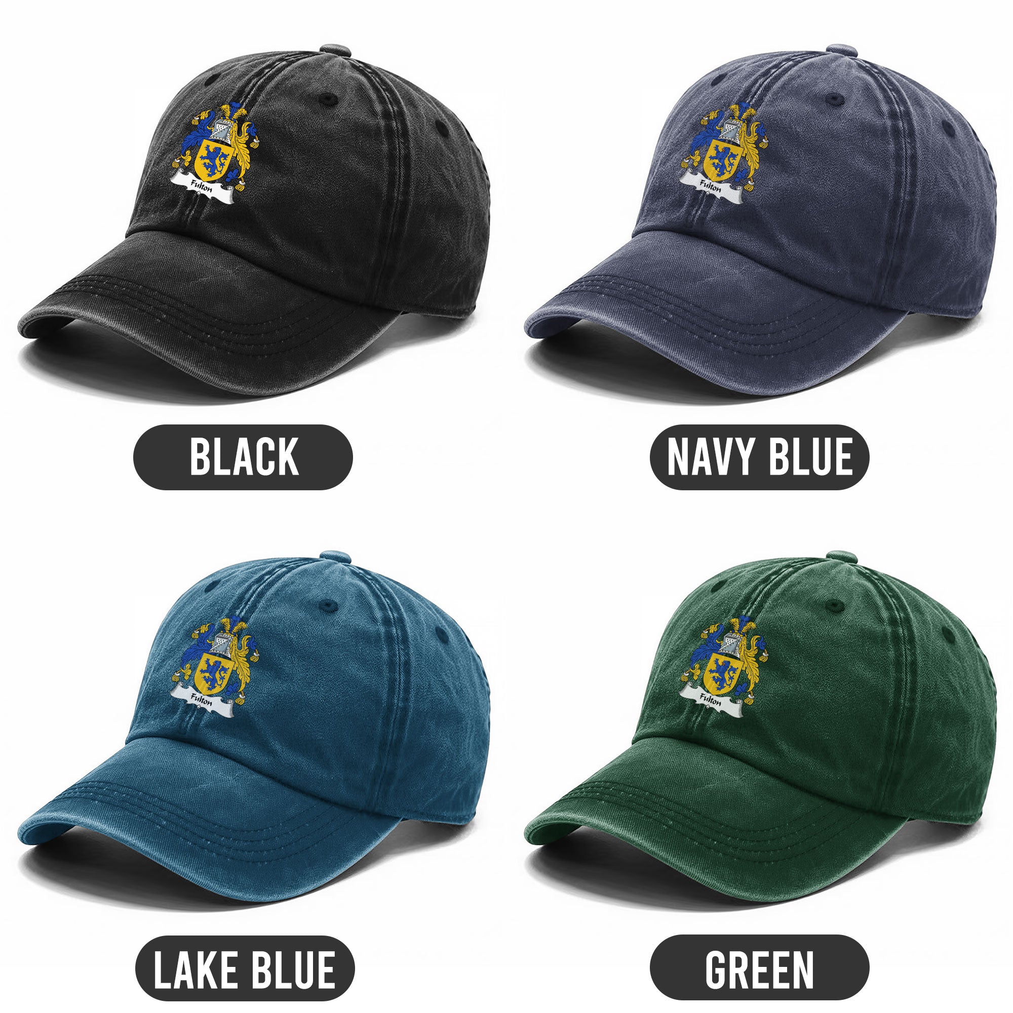 Fulton Coat of Arms Washed Classic Cap