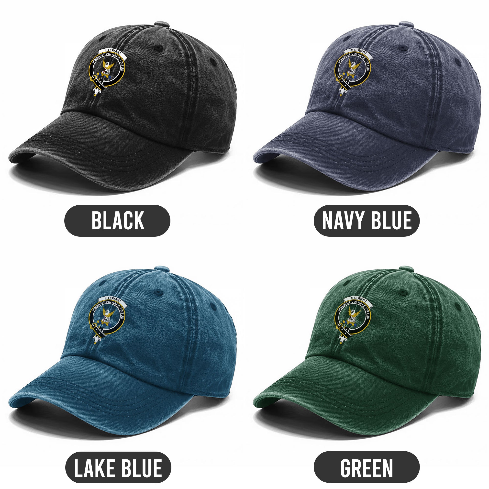 Stewart Crest Washed Classic Cap
