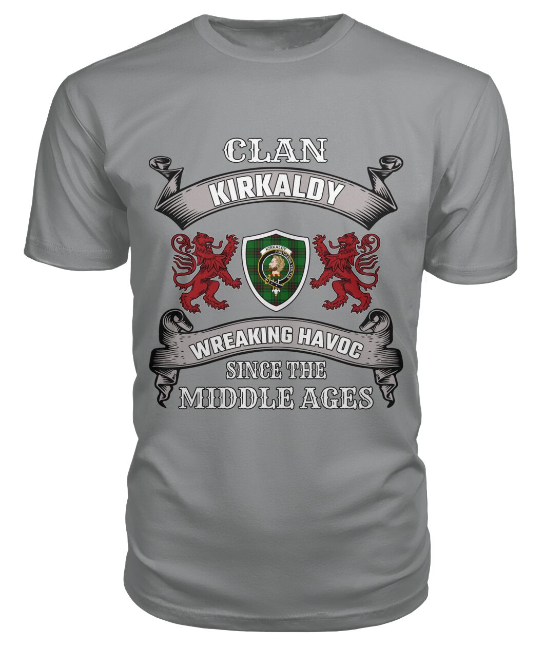 Kirkaldy Family Tartan - 2D T-shirt