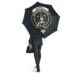 Russell Modern Tartan Crest Umbrella