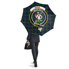 Shaw Modern Tartan Crest Umbrella
