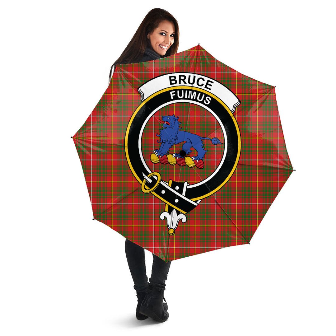 Bruce Modern Tartan Crest Umbrella