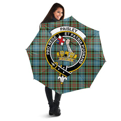 Paisley District Tartan Crest Umbrella