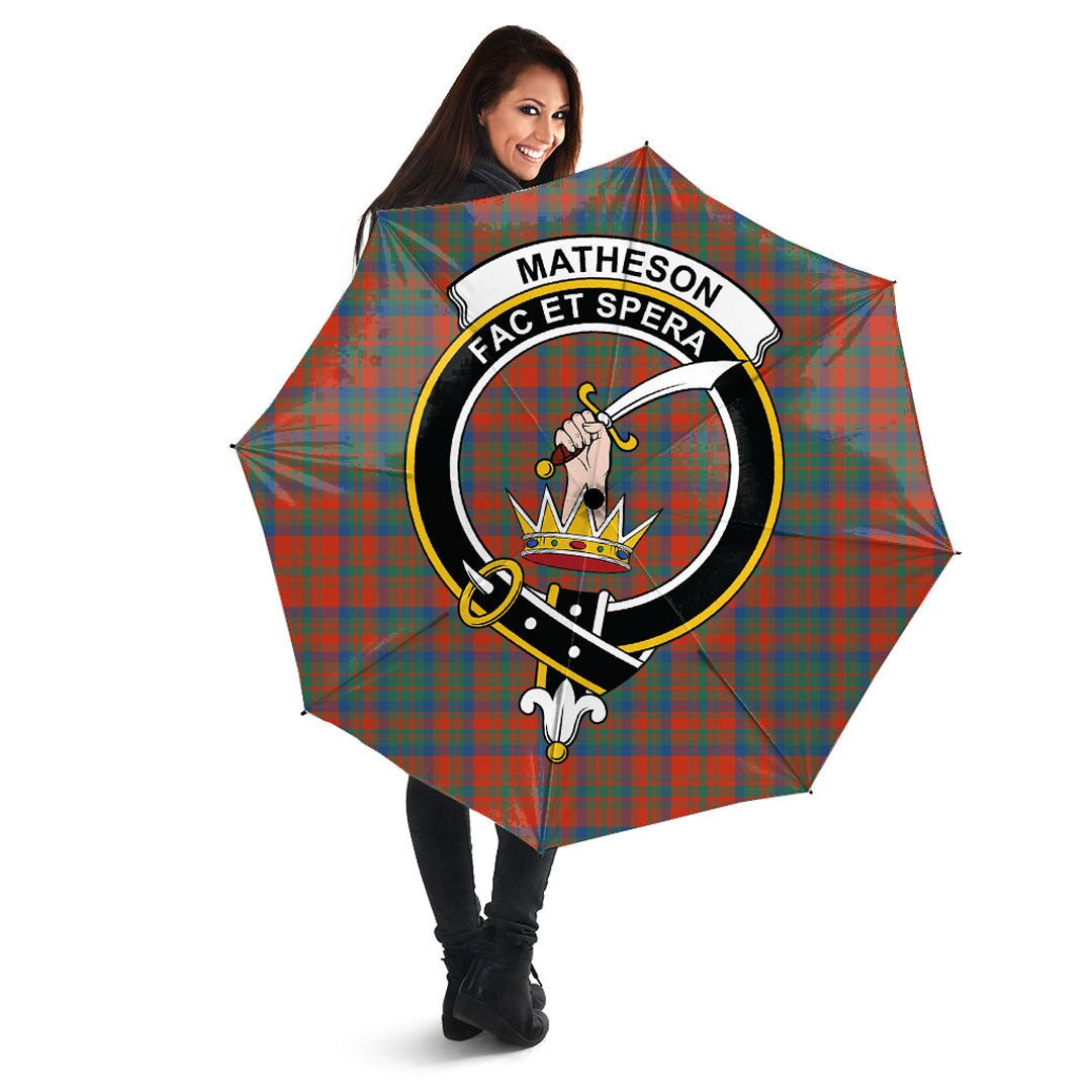 Matheson Ancient Tartan Crest Umbrella