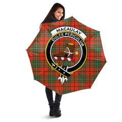 MacAulay Ancient Tartan Crest Umbrella