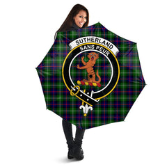 Sutherland Modern Tartan Crest Umbrella