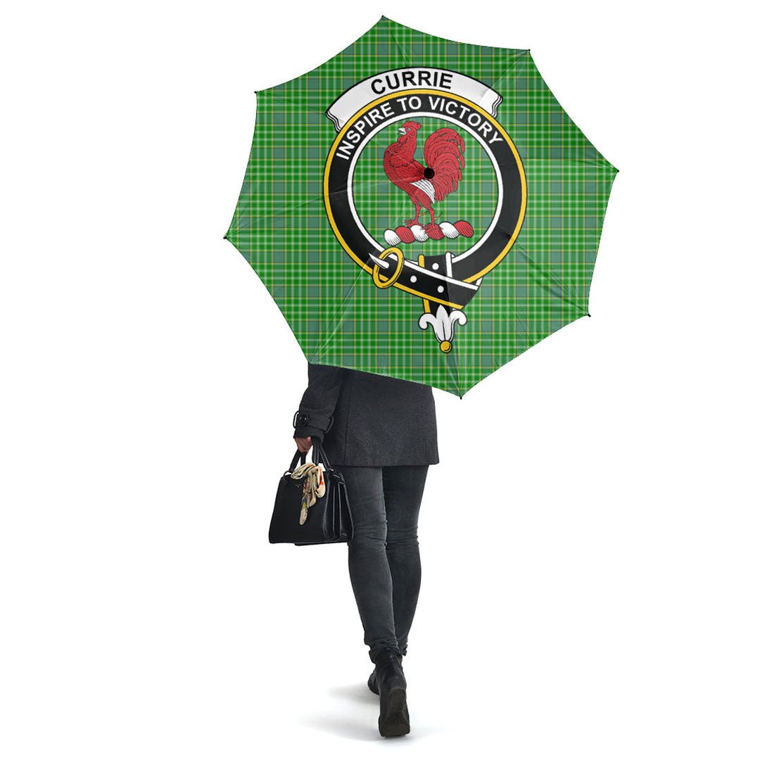Currie Tartan Crest Umbrella
