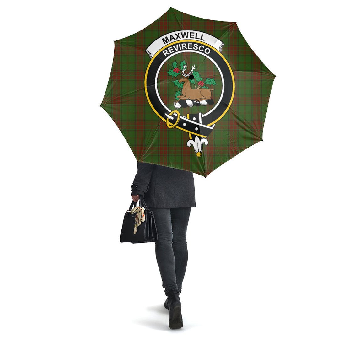 Maxwell Hunting Tartan Crest Umbrella