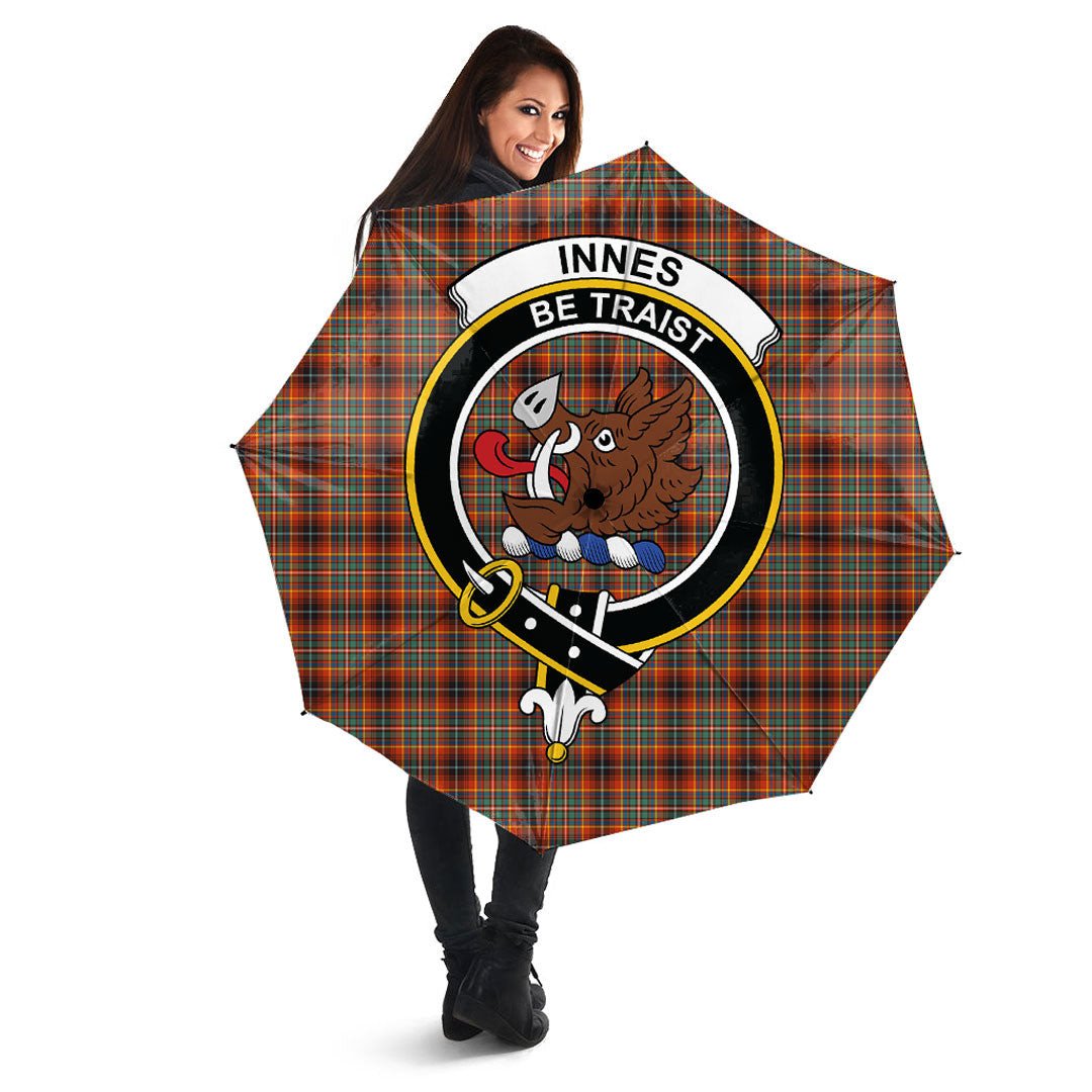 Innes Ancient Tartan Crest Umbrella