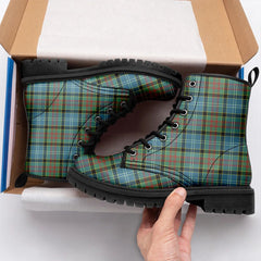 Paisley District Tartan Leather Boots