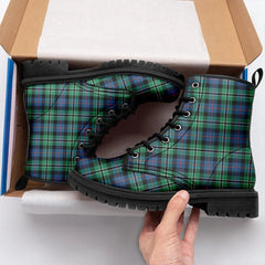 Rose Hunting Ancient Tartan Leather Boots