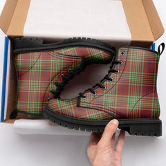 MacGillivray Hunting Ancient Tartan Leather Boots