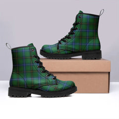 Henderson Ancient Tartan Leather Boots
