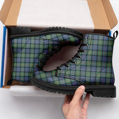 MacDonnell Of Glengarry Ancient Tartan Leather Boots