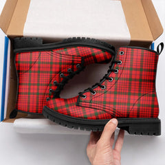 MacDonnell Of Keppoch Modern Tartan Leather Boots