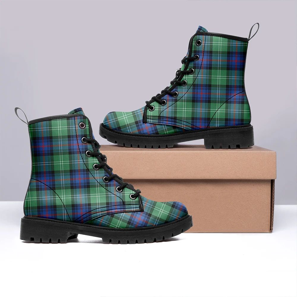 Sutherland Old Ancient Tartan Leather Boots