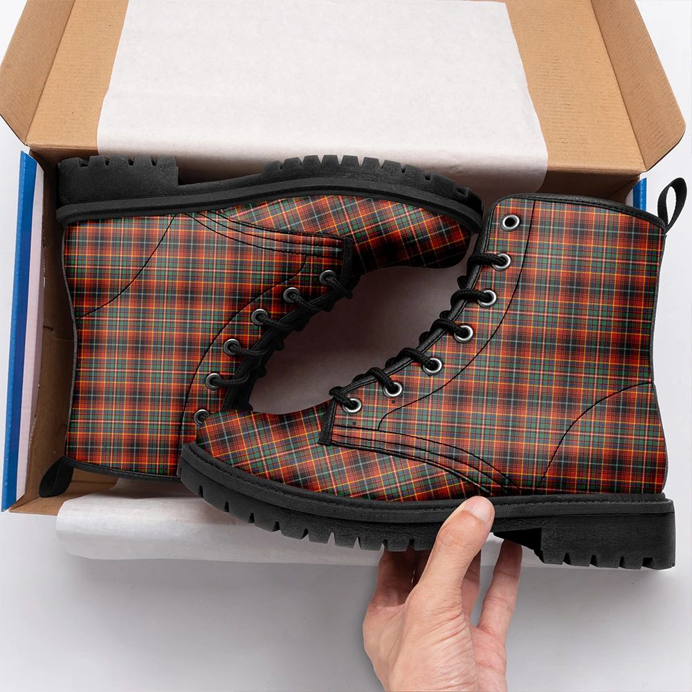 Innes Ancient Tartan Leather Boots