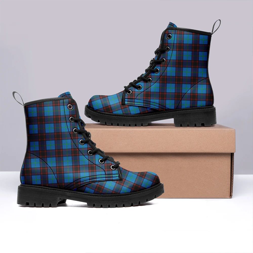 Home Ancient Tartan Leather Boots