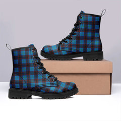 Home Ancient Tartan Leather Boots