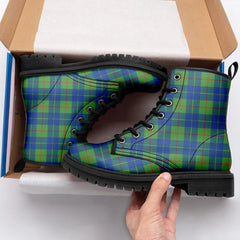 Barclay Hunting Ancient Tartan Leather Boots