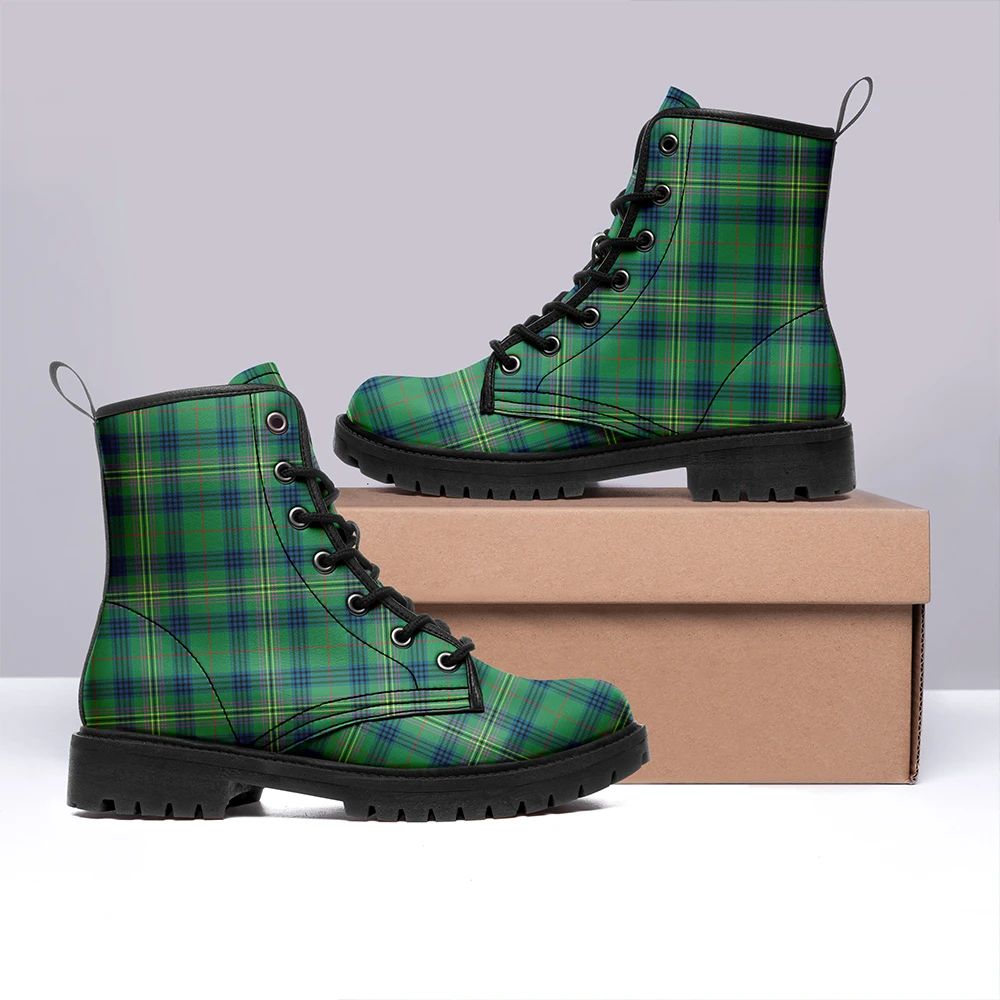 Kennedy Ancient Tartan Leather Boots