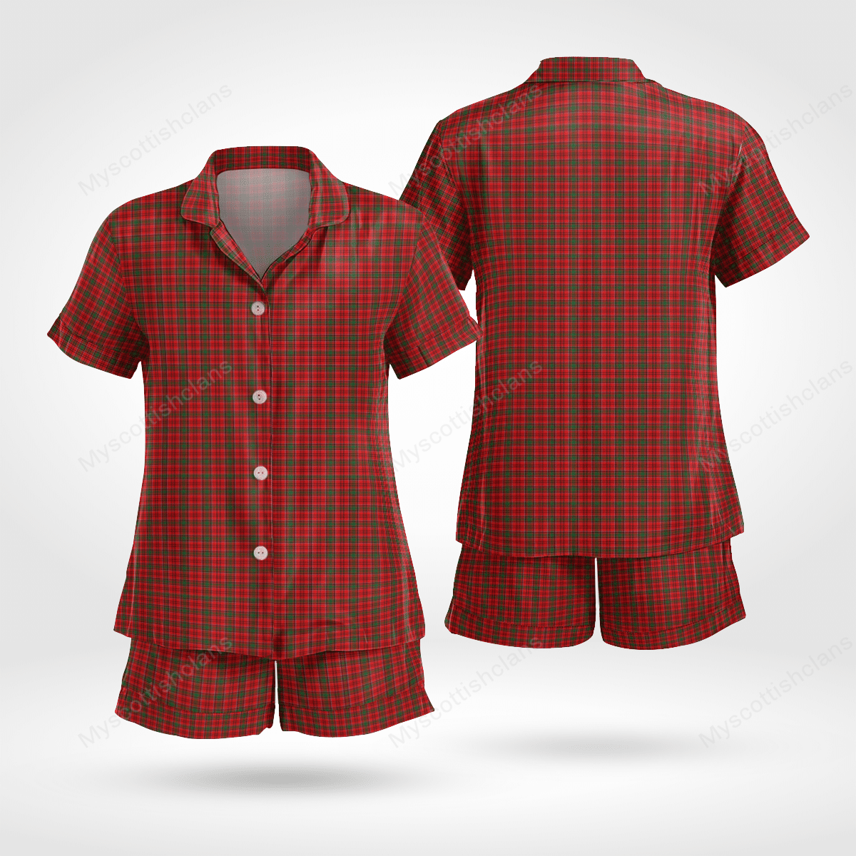 Heron Tartan Short Sleeve Pyjama