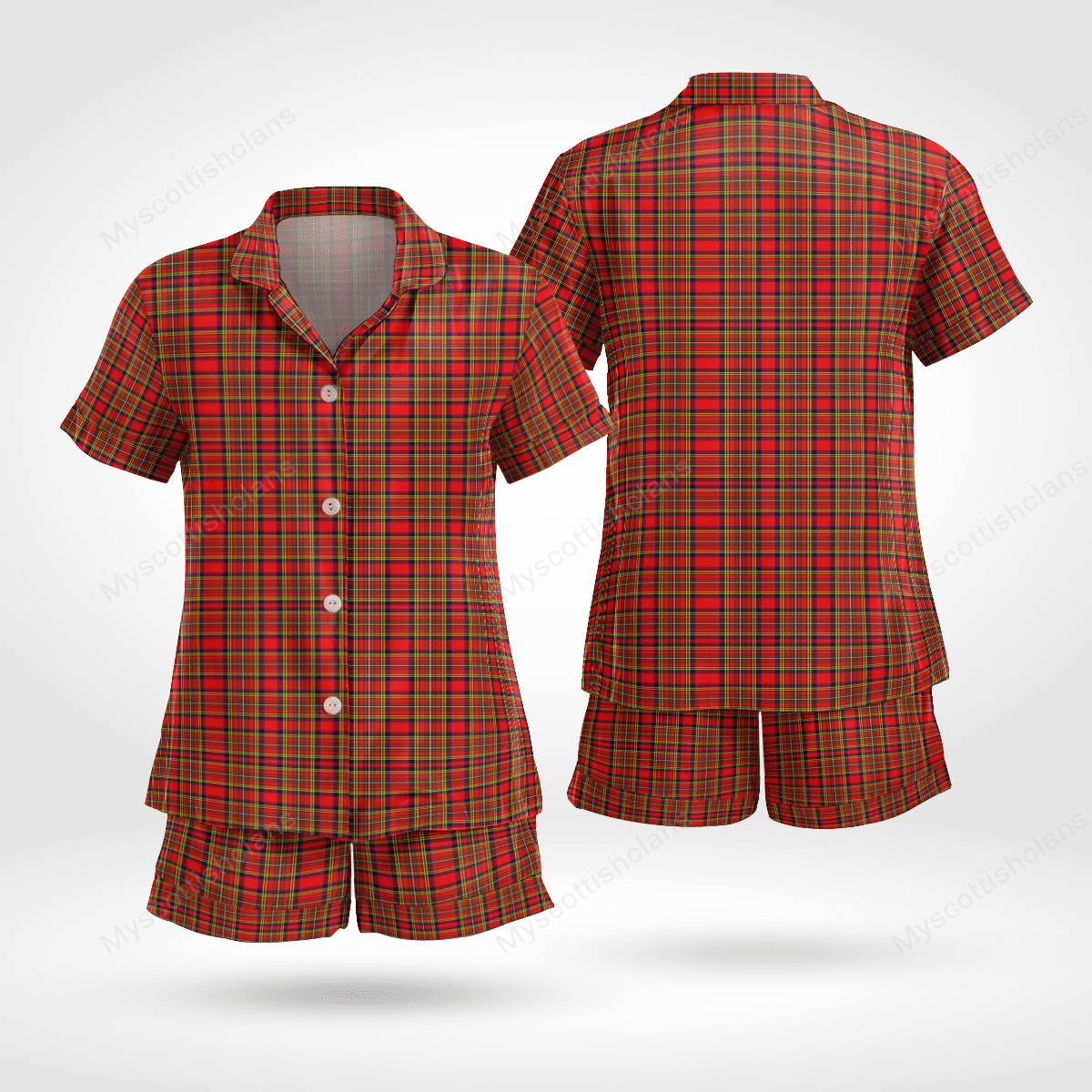 Hepburn Tartan Short Sleeve Pyjama