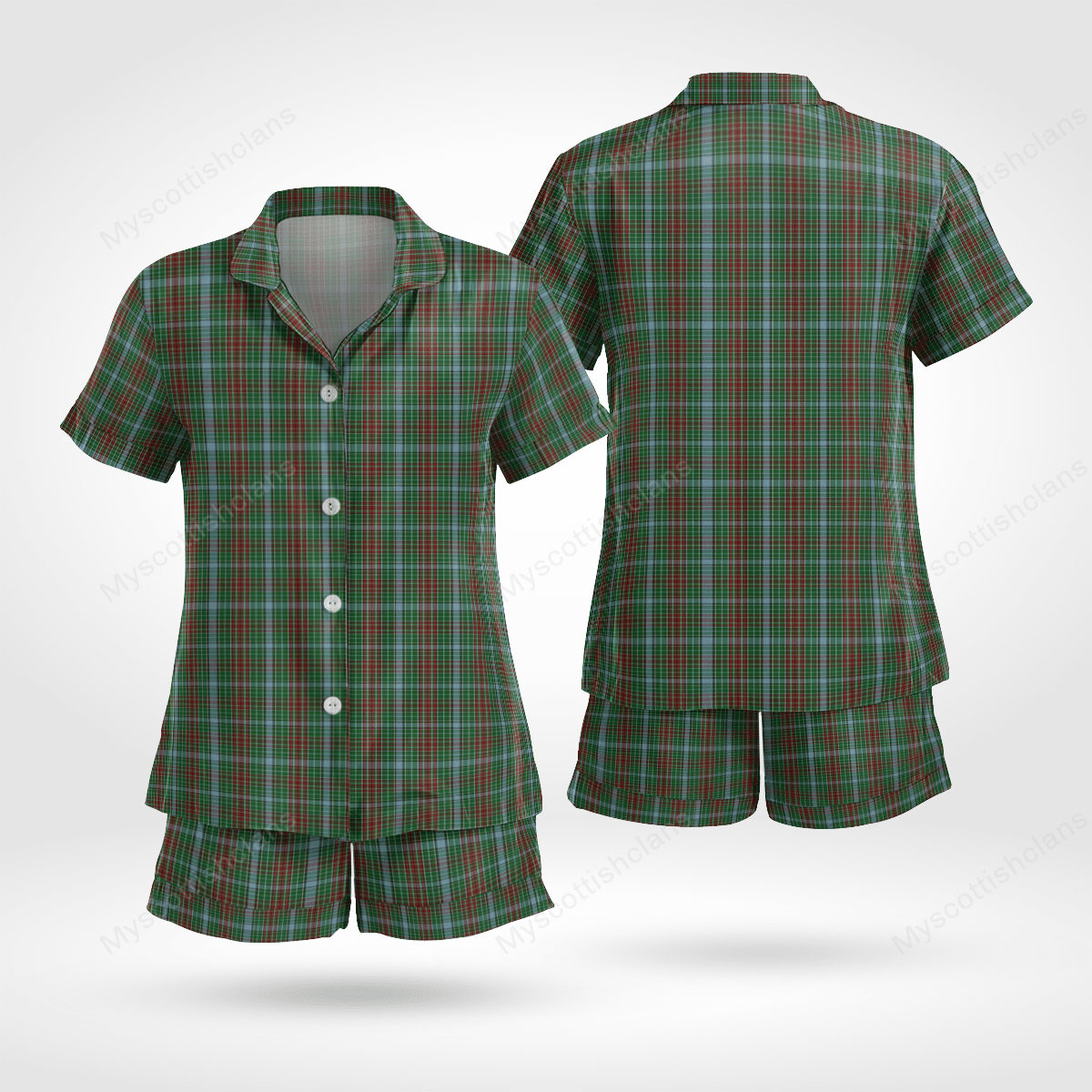 Gayre Tartan Short Sleeve Pyjama