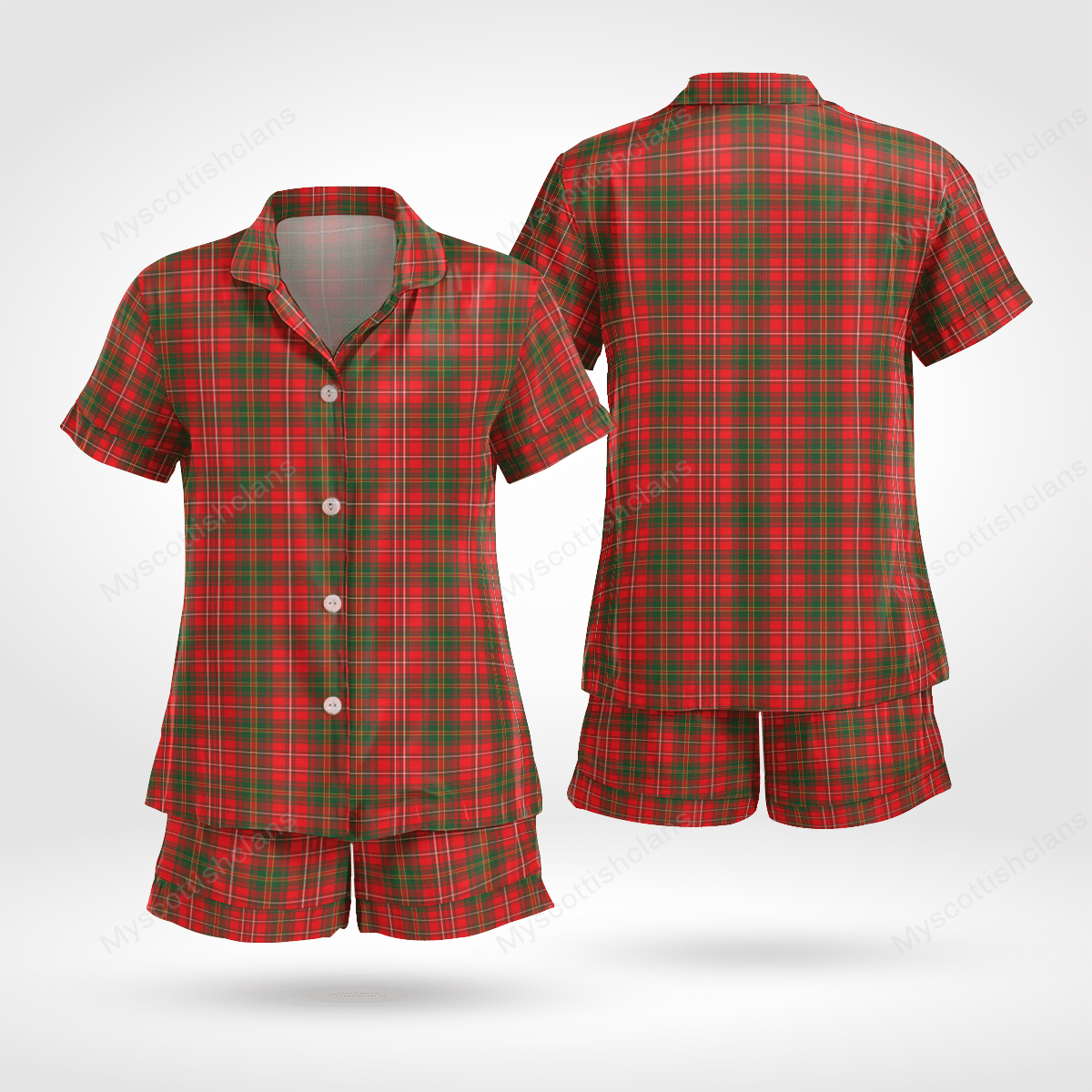 Hay Tartan Short Sleeve Pyjama