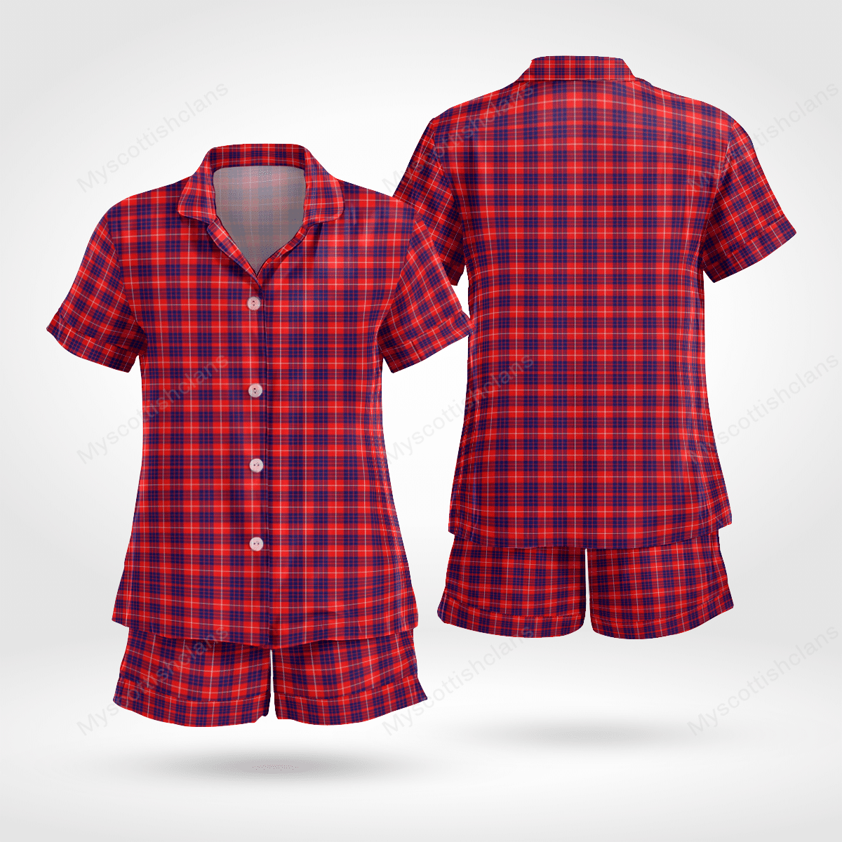 Hamilton Tartan Short Sleeve Pyjama