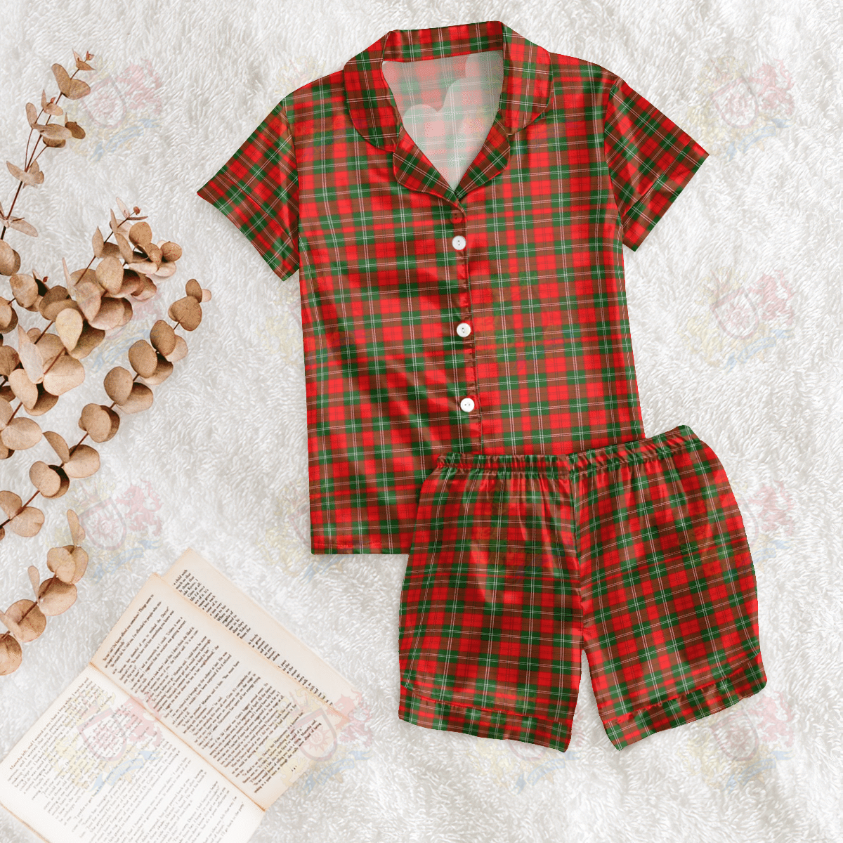 Lennox Kincaid Tartan Short Sleeve Pyjama