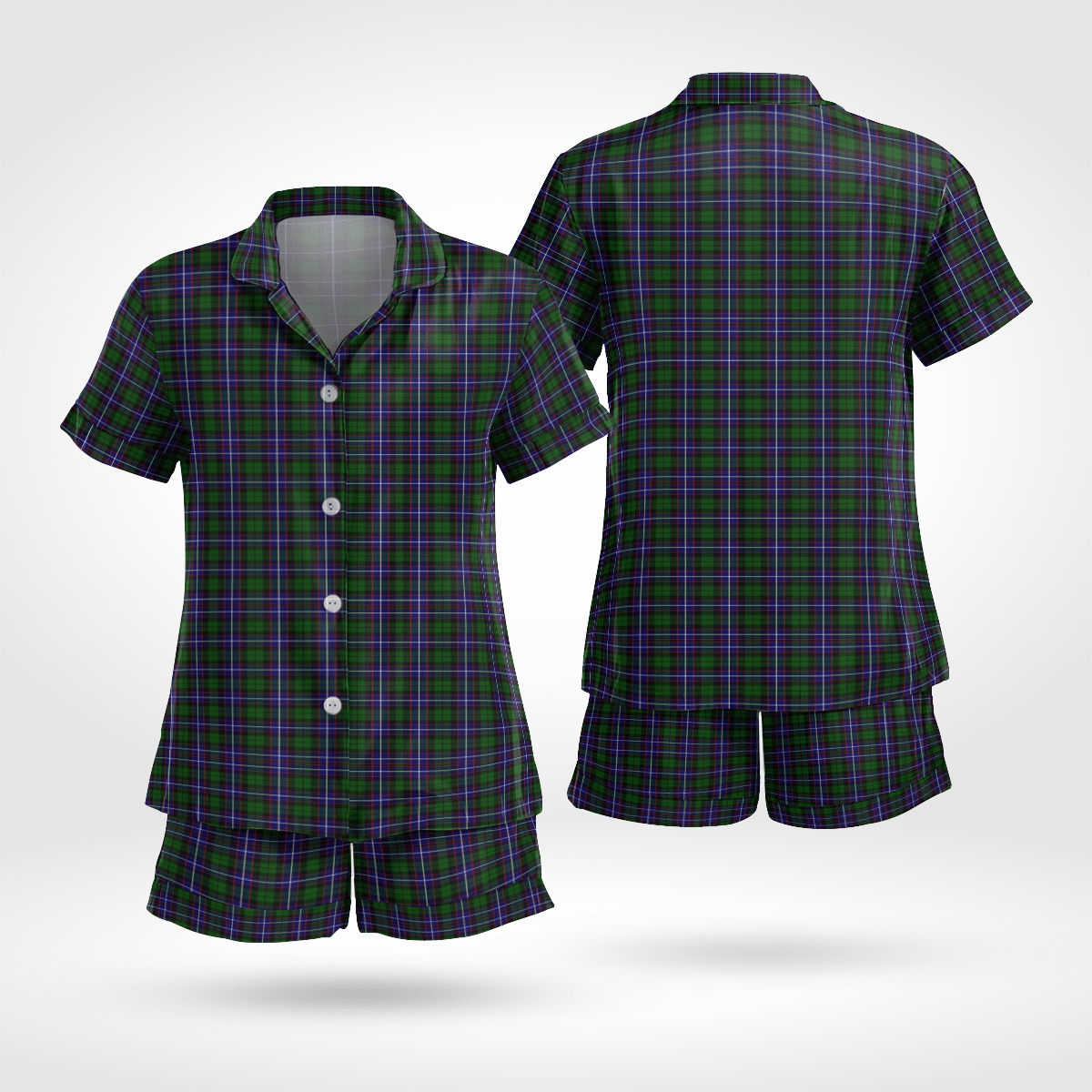 Russell Tartan Short Sleeve Pyjama