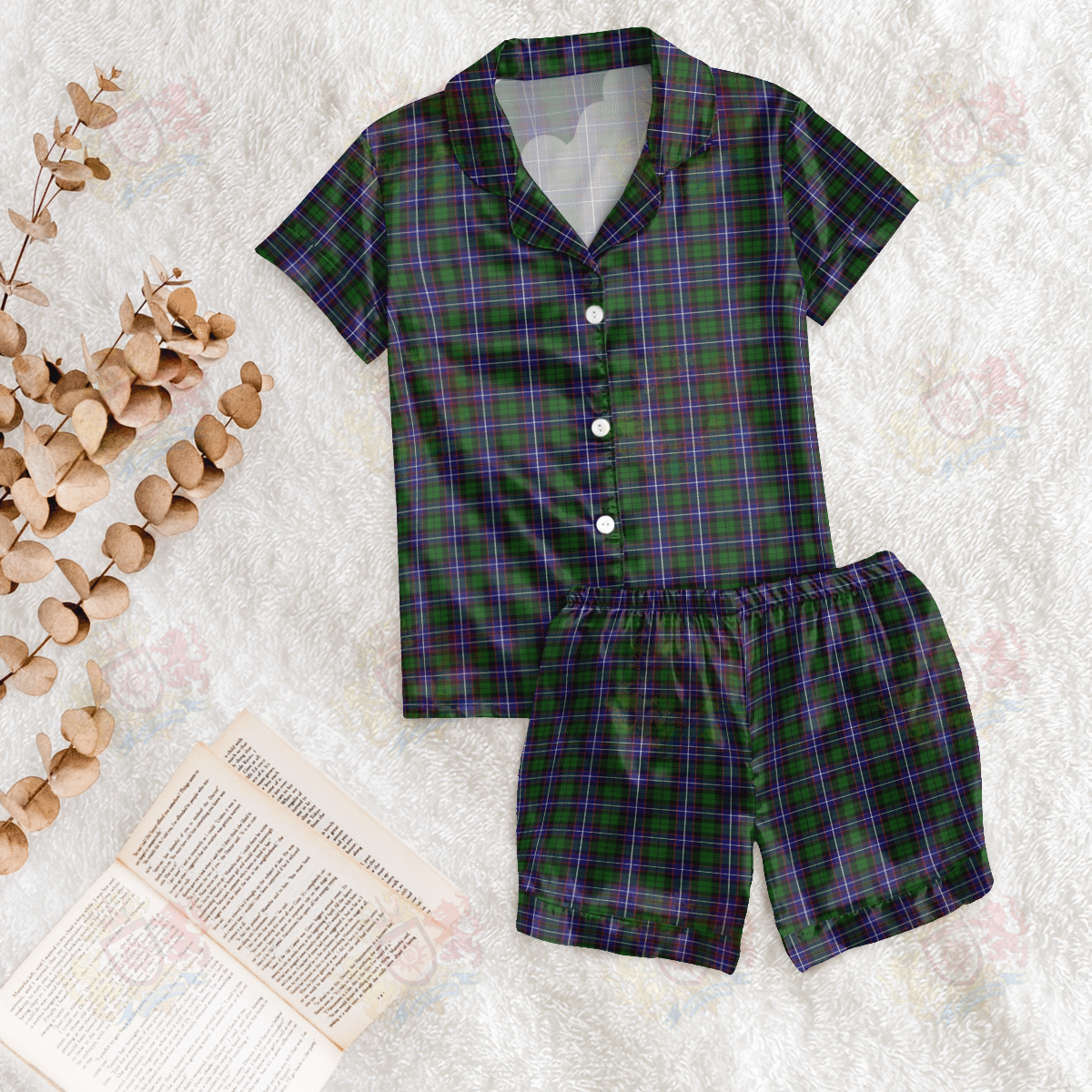 Russell Tartan Short Sleeve Pyjama