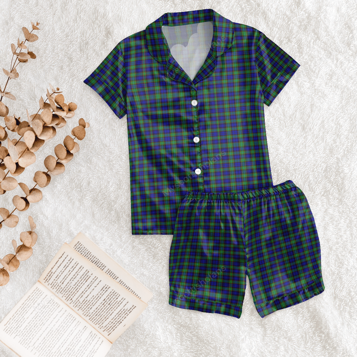 Sempill Tartan Short Sleeve Pyjama