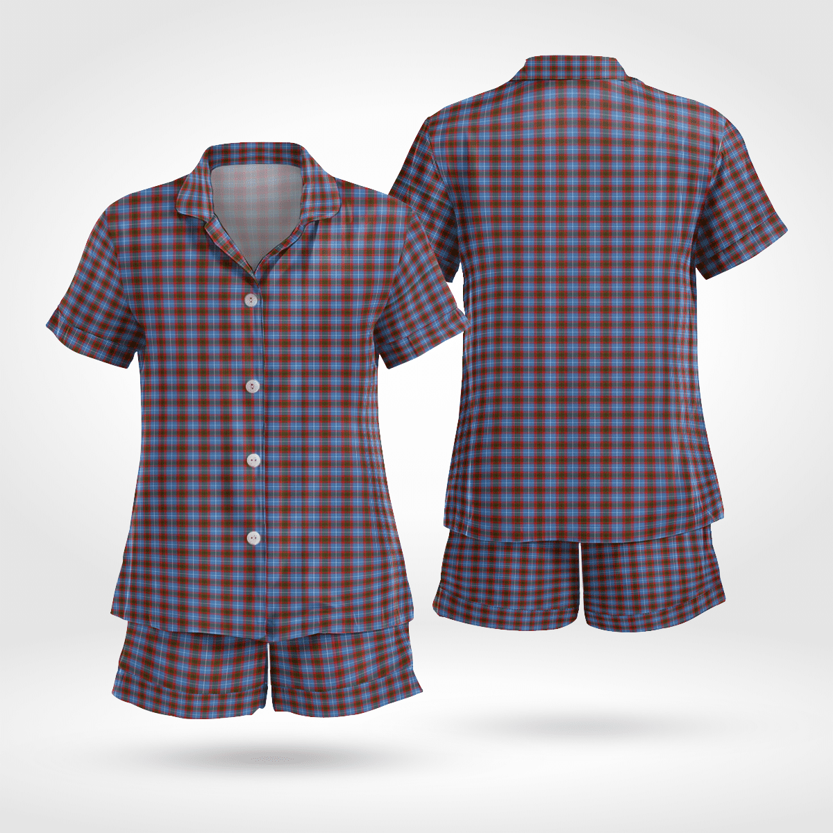 Trotter Tartan Short Sleeve Pyjama