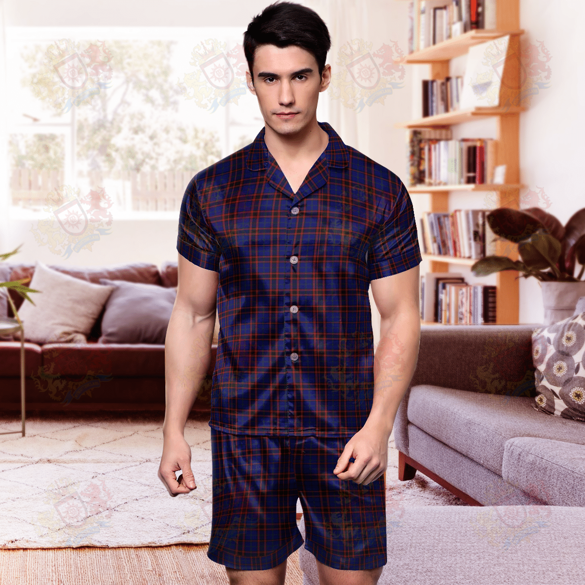 Home Tartan Short Sleeve Pyjama