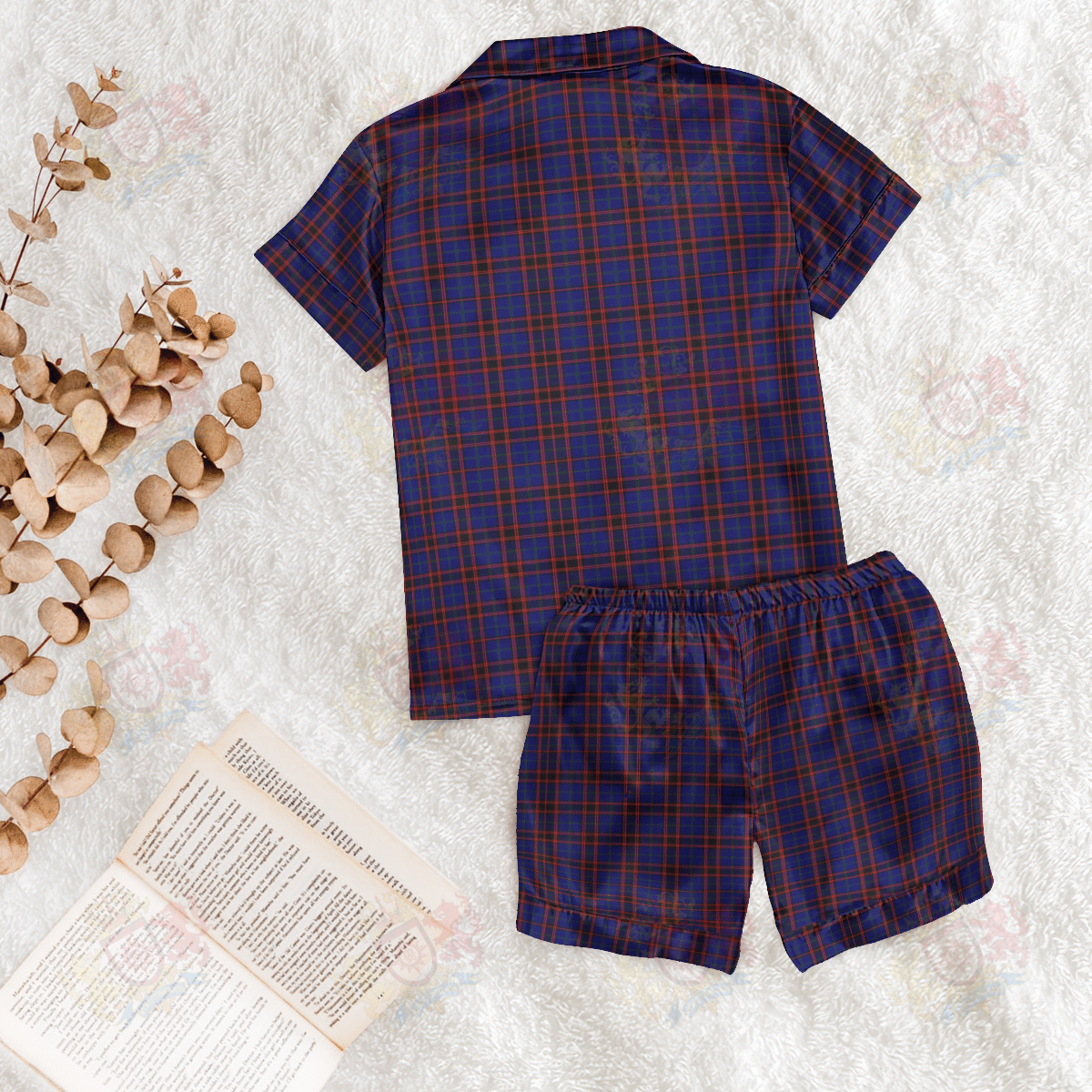 Home Tartan Short Sleeve Pyjama