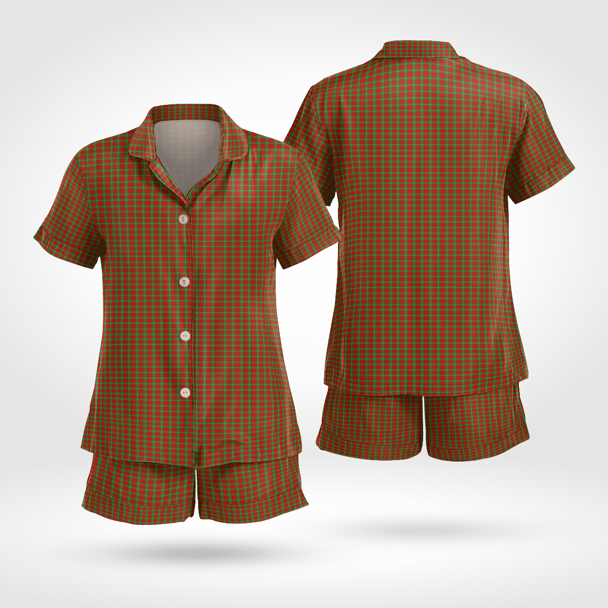 Lennox Tartan Short Sleeve Pyjama