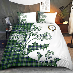 Blackadder Tartan Crest Bedding Set - Thistle Style