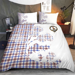 Boswell Tartan Crest Bedding Set - Thistle Style